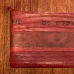 Handmade Recycled Firehose 13" padded Laptop Sleeve Case - Elvis & Kresse Folio